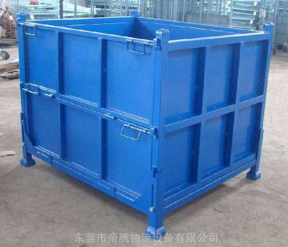 满足装卸要求公司:东莞市帝腾物流设备铁质物料框 钢制产品笼
